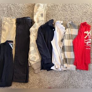 Boy Khakis+ Long Sleeves 8 piece bundle 💙  size 6 + 7